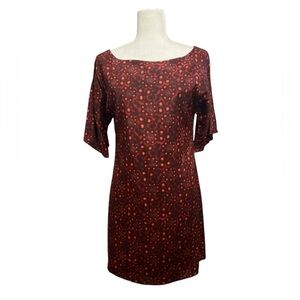 ALICE + OLIVIA Silk Blend Shift Dress